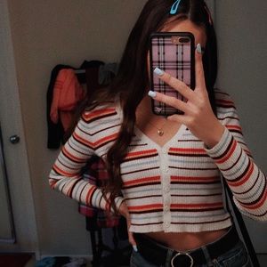 pacsun striped sweater